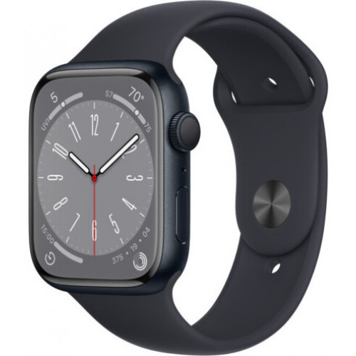 Apple Watch Series 8 GPS 45mm Midnight Aluminum Case w. Midnight Sport Band (MNP13, MNUL3) б/у